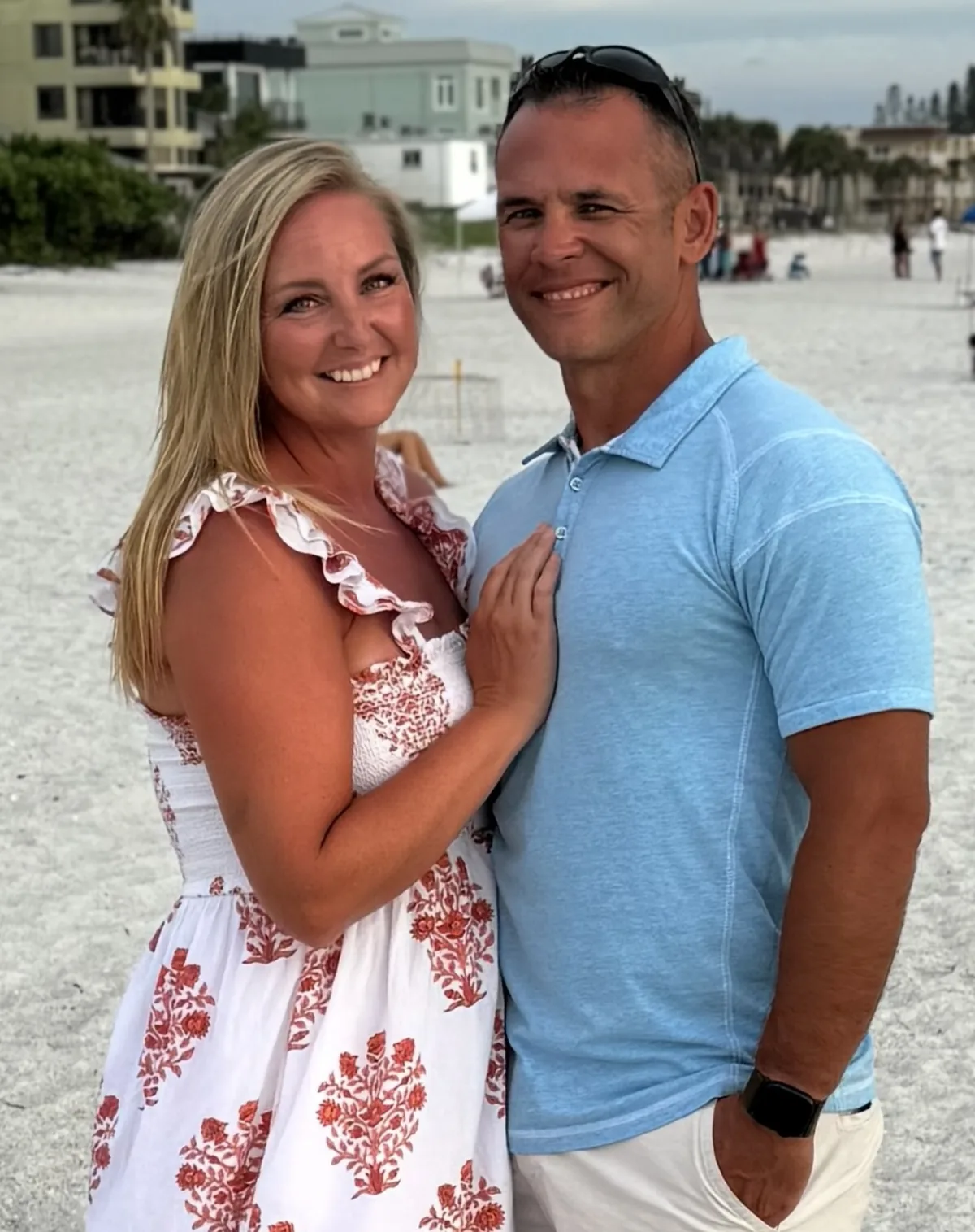 Jason, Roof Consultant at FireHouse Roofing Co., with his wife