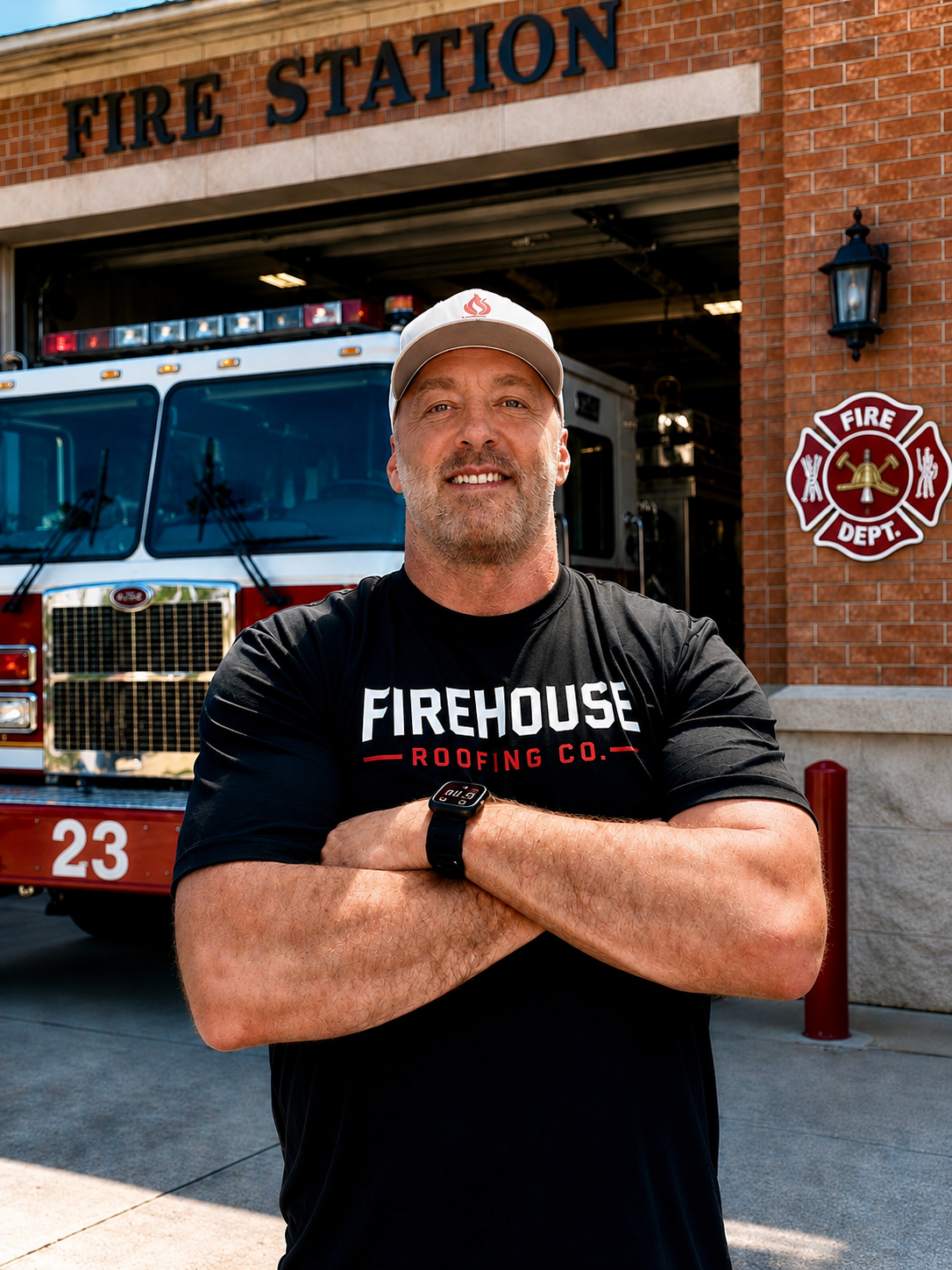 Russ Hawkins, retired Tulsa firefighter and founder of FireHouse Roofing