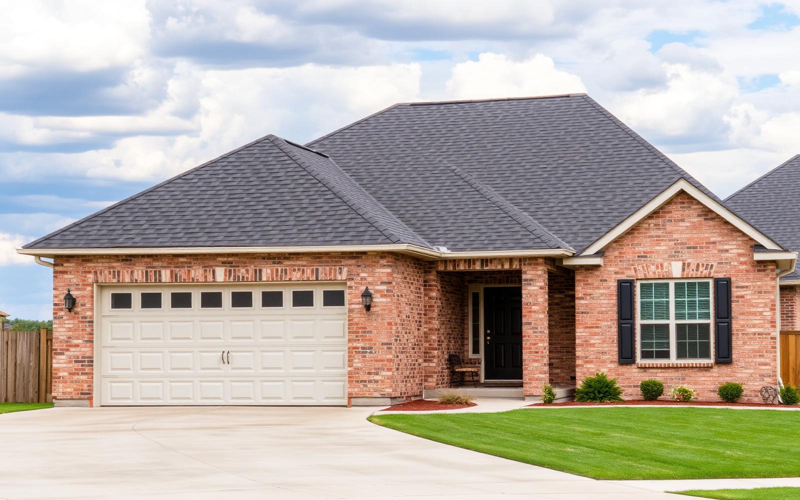 Mannford Oklahoma home near Keystone Lake with new architectural shingle roof installed by FireHouse Roofing